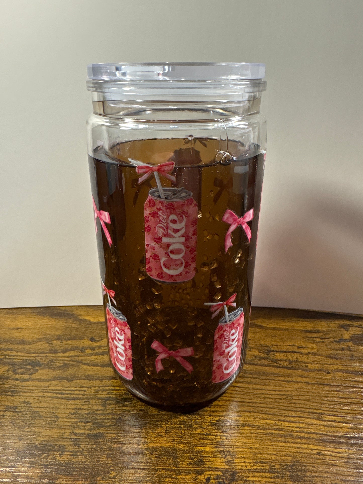 Pink Bow Diet Coke