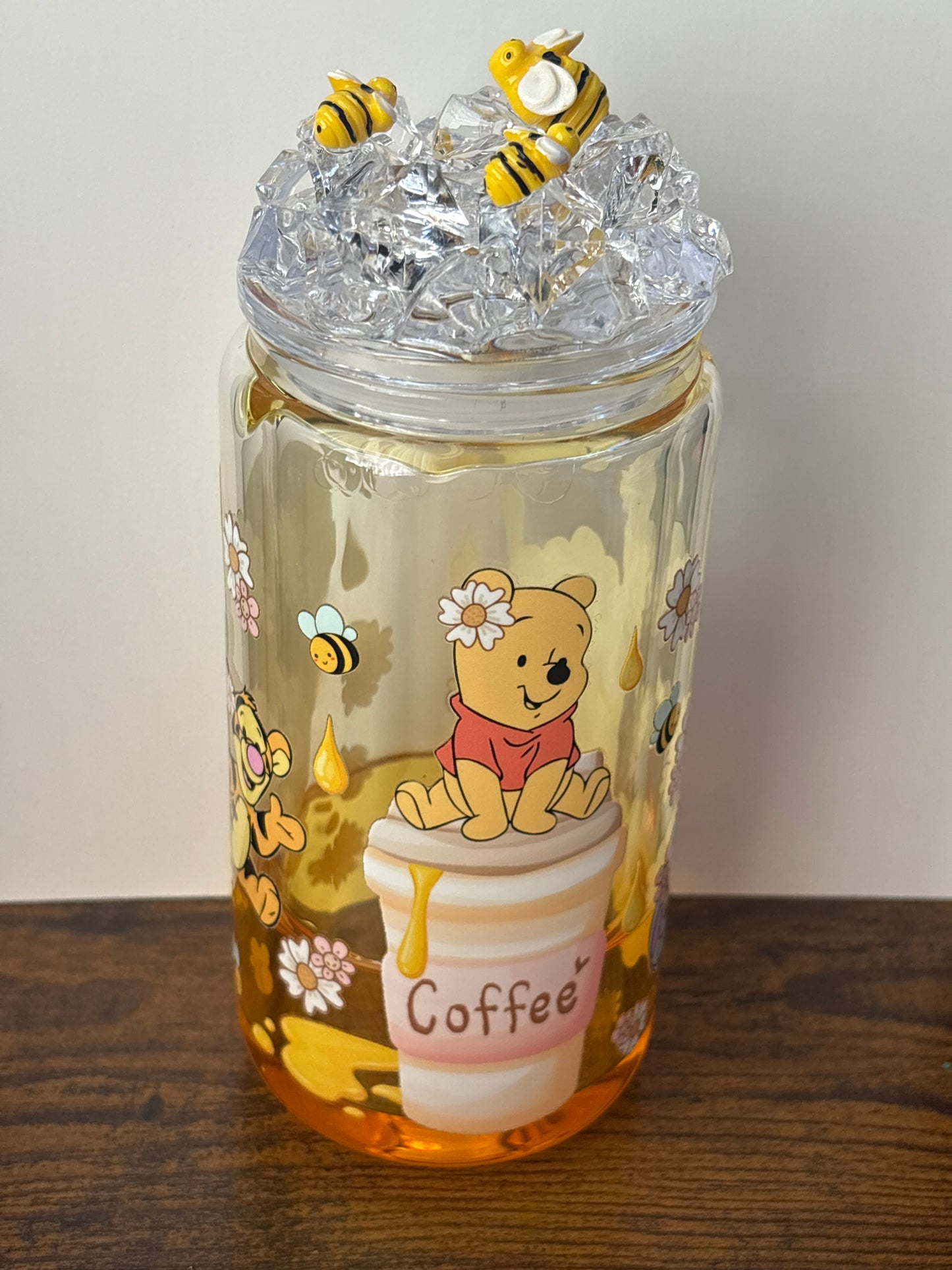 Honey Drip Pooh w/ Ice Cube Lid