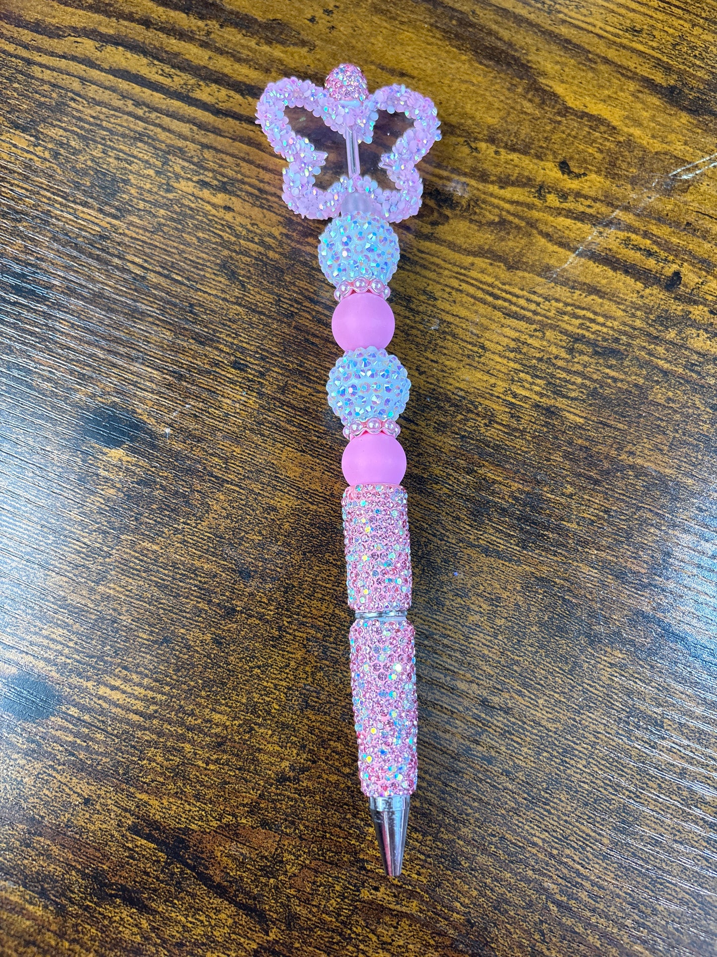 Pink Butterfly Pen