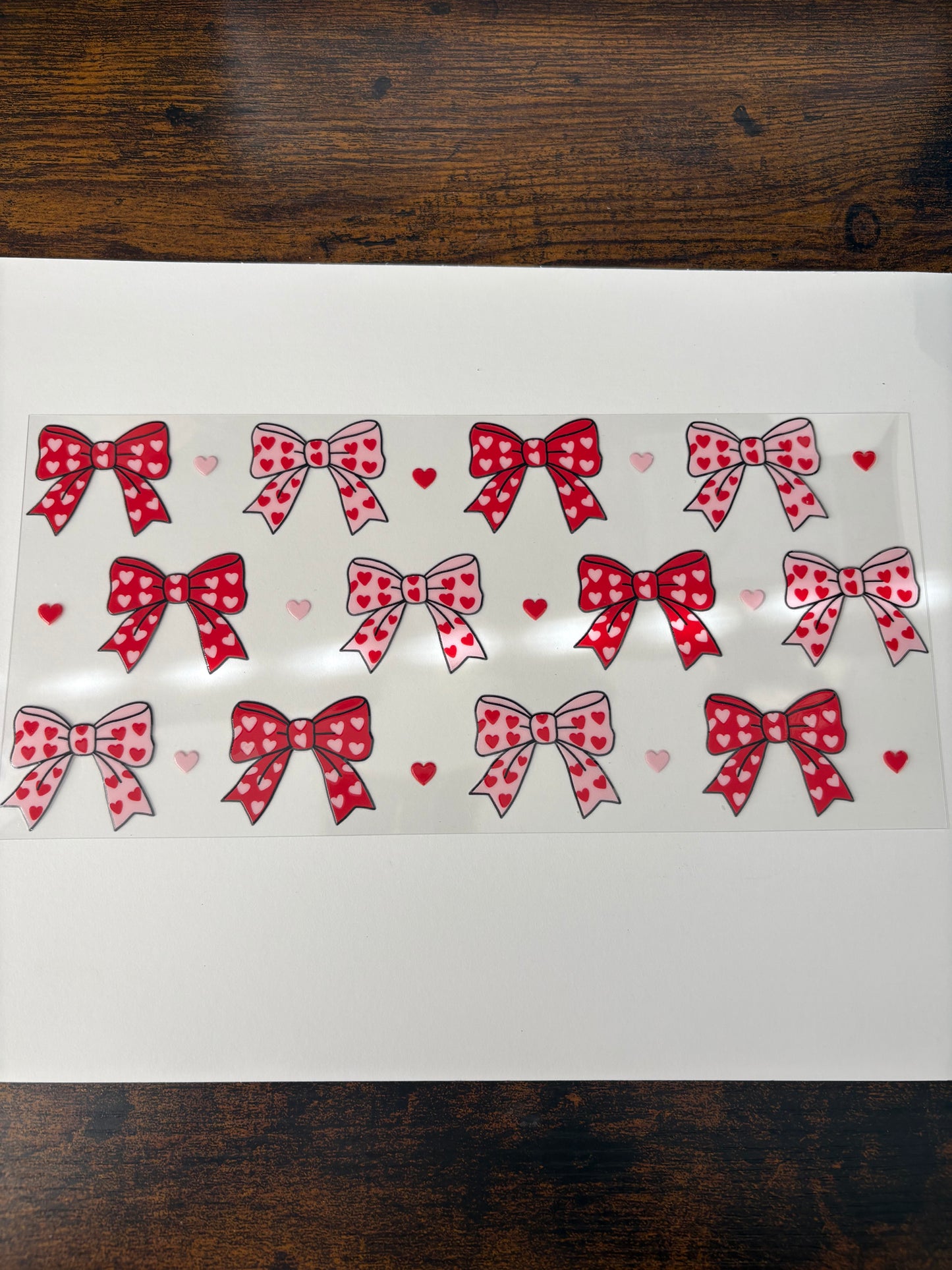 Pink & Red Bow