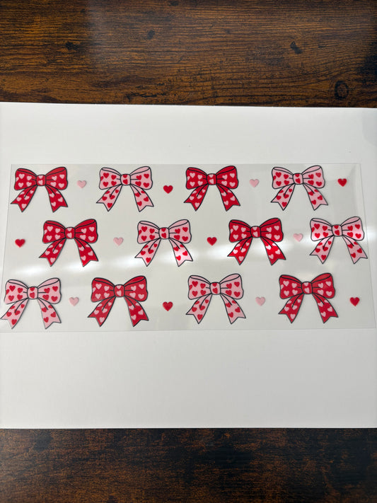 Pink & Red Bow