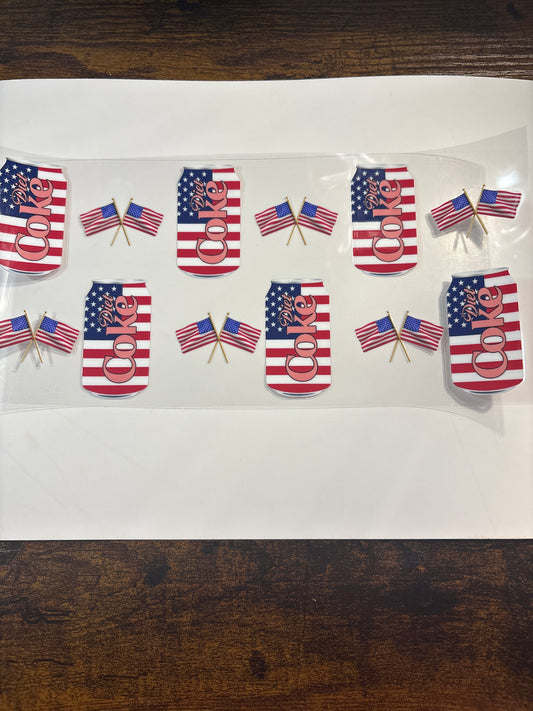Patriotic Diet Coke