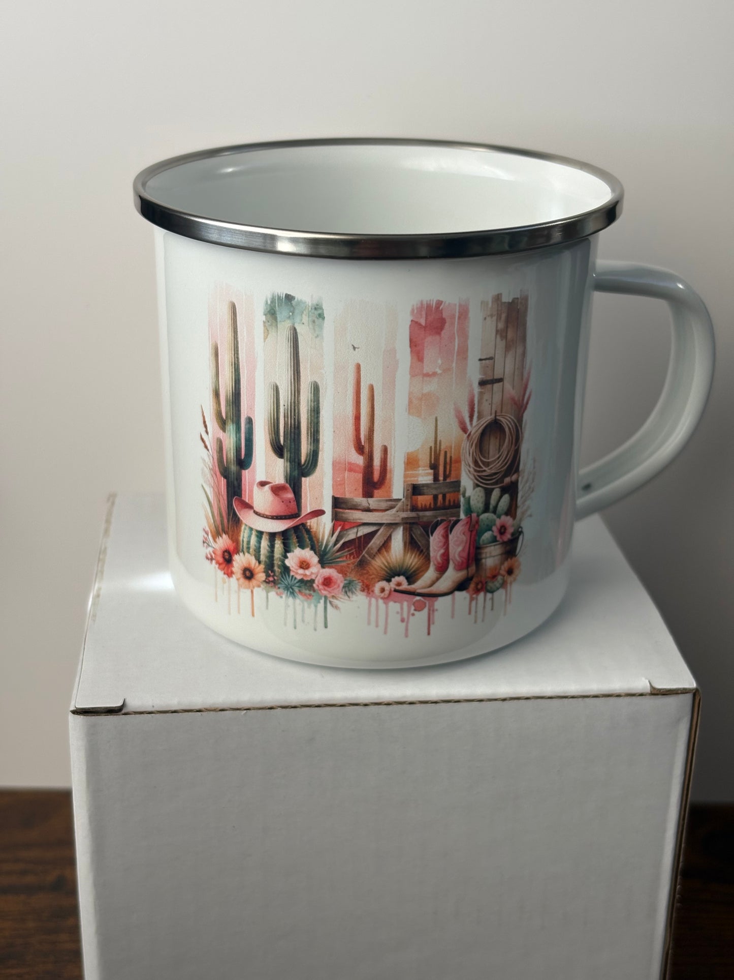 12 oz Enamel mugs
