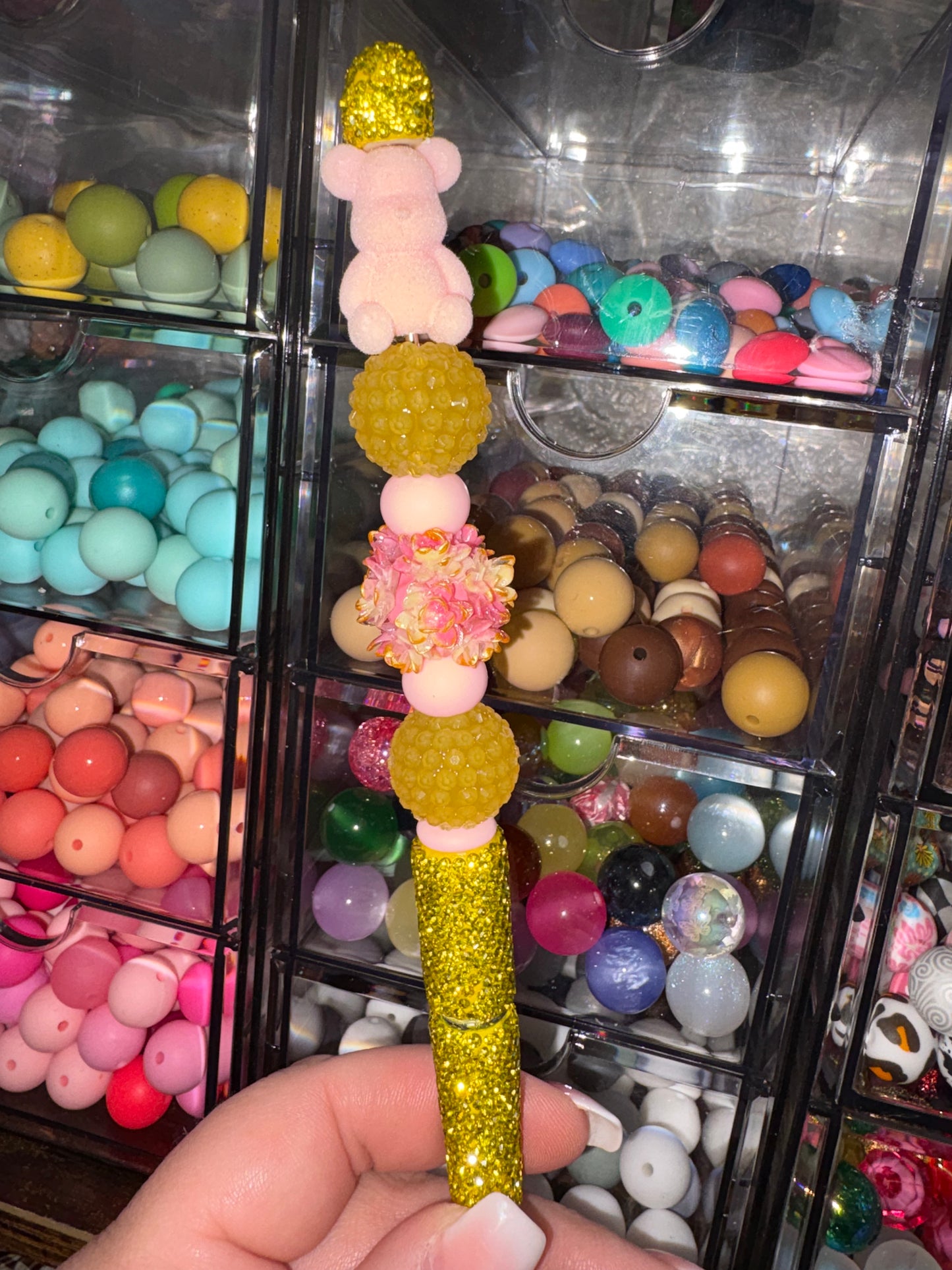 Pink Bear Pen
